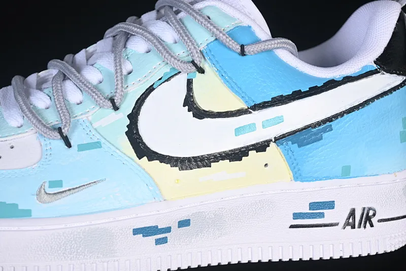 All categories Nk Air Force 1 Air Force series Nk Air Force 1 Low Air Force low-top Nike Air Force 1'07 Low Hand-painted graffiti Video game blues Air Force 1 low-top casual sneakers FB8917-300